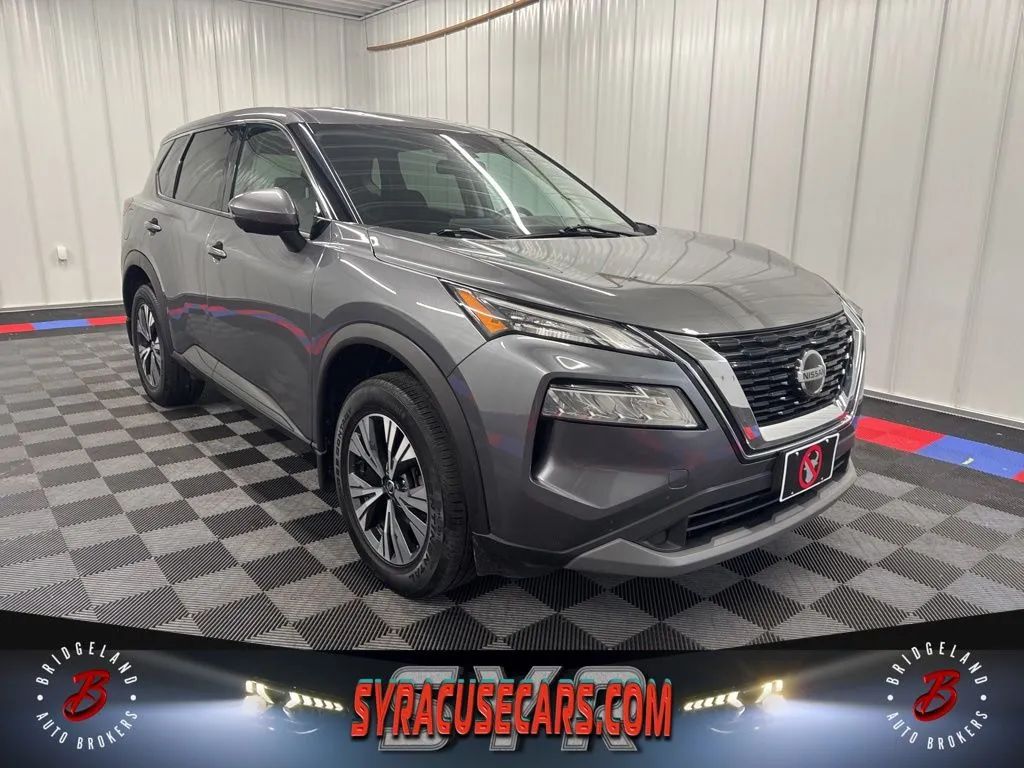 Gray 2021 Nissan Rogue SUV / Crossover All-Wheel Drive Continuously Variable Transmission