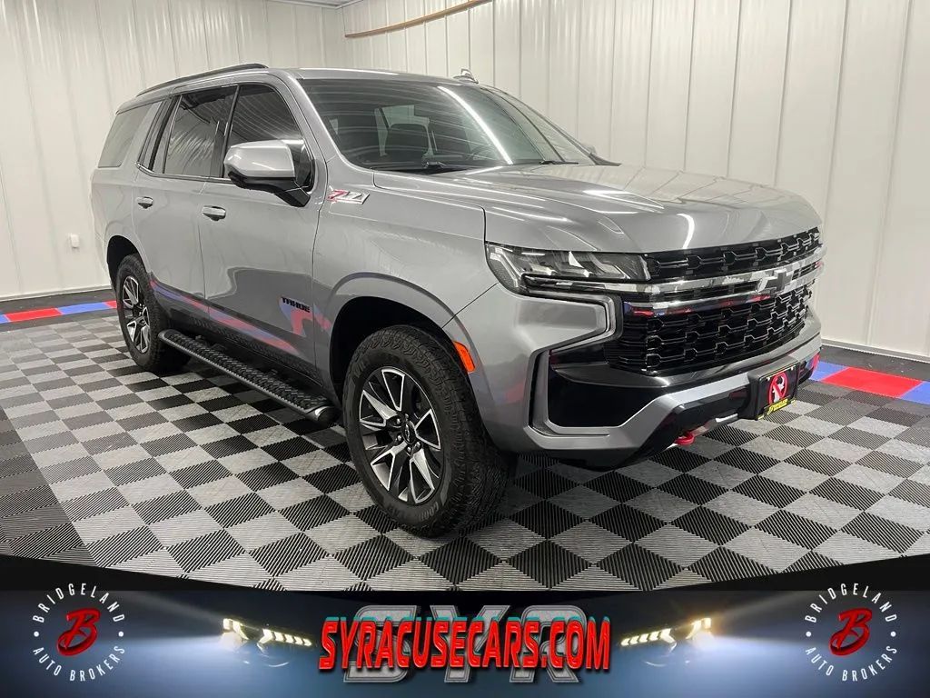 Gray 2021 Chevrolet Tahoe SUV / Crossover Four-Wheel Drive 