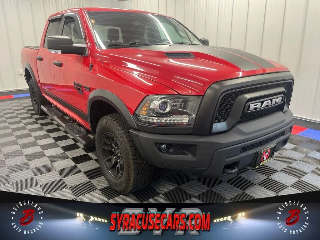 Red 2021 RAM 1500 Pickup Truck Four-Wheel Drive 8-Speed Automatic