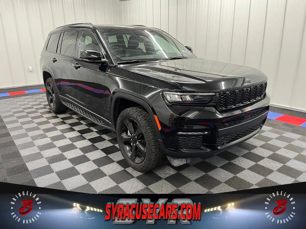 Black 2024 Jeep Grand Cherokee L SUV / Crossover Four-Wheel Drive 8-Speed Automatic