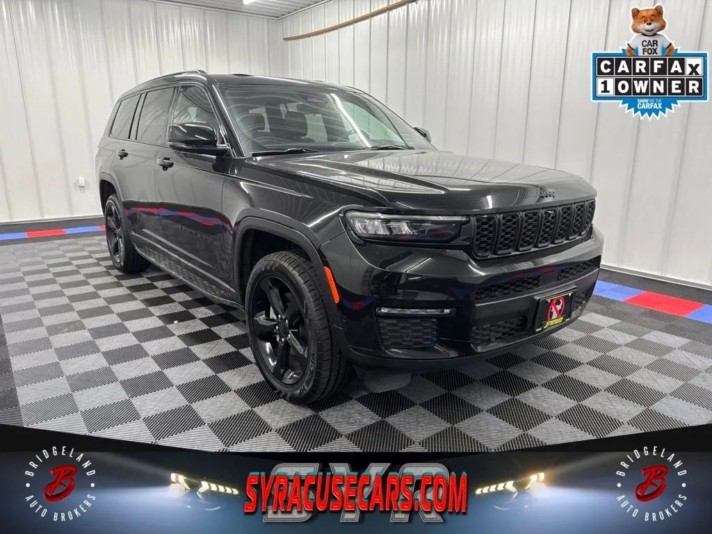 Black 2024 Jeep Grand Cherokee L SUV / Crossover Four-Wheel Drive 8-Speed Automatic