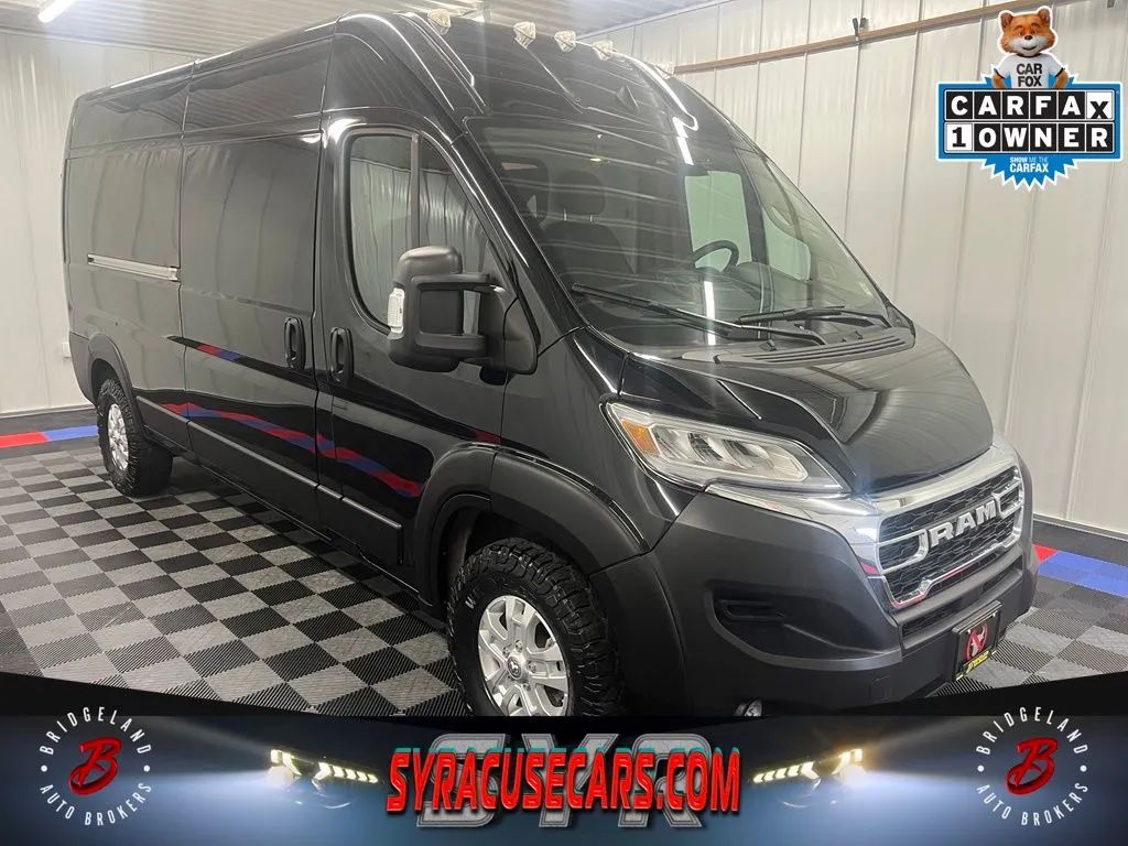 Black 2024 RAM ProMaster Van Front-Wheel Drive 9-Speed Automatic