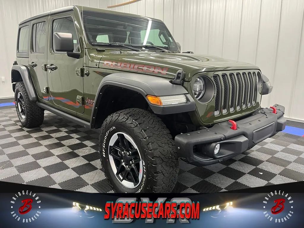 Green 2022 Jeep Wrangler SUV / Crossover Four-Wheel Drive 8-Speed Automatic