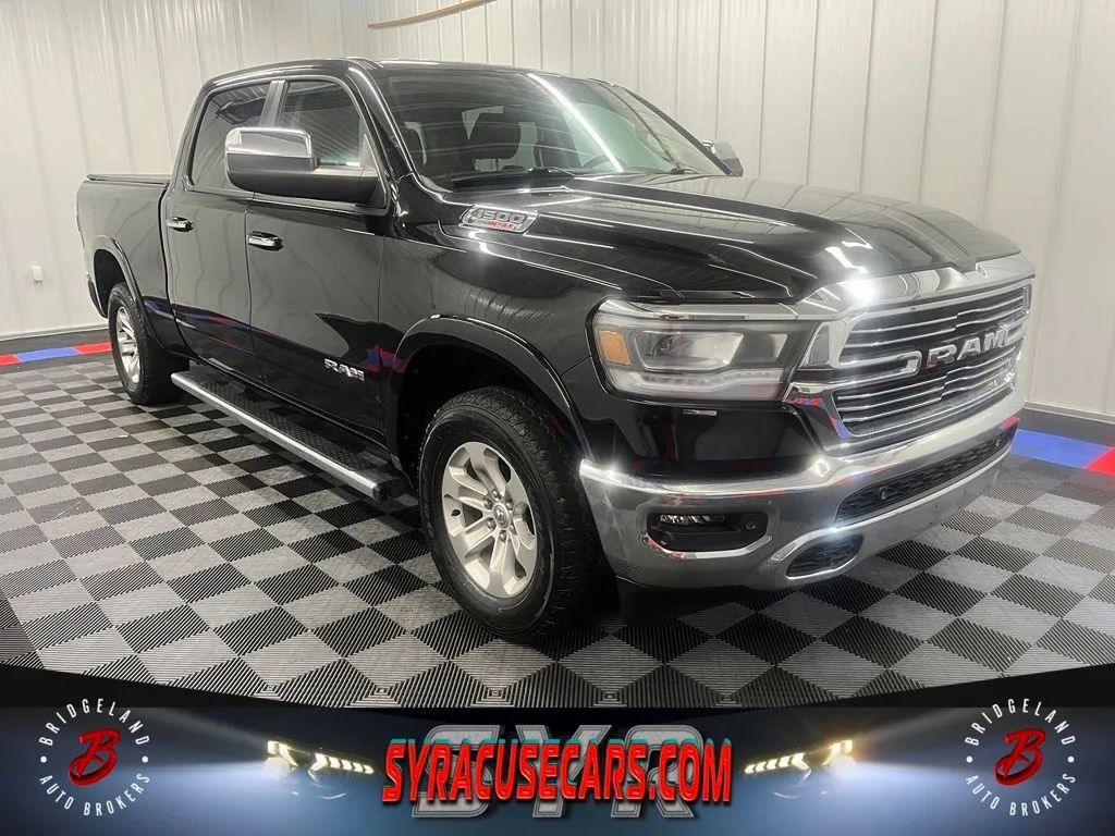 Black 2021 RAM 1500 Pickup Truck Four-Wheel Drive 8-Speed Automatic