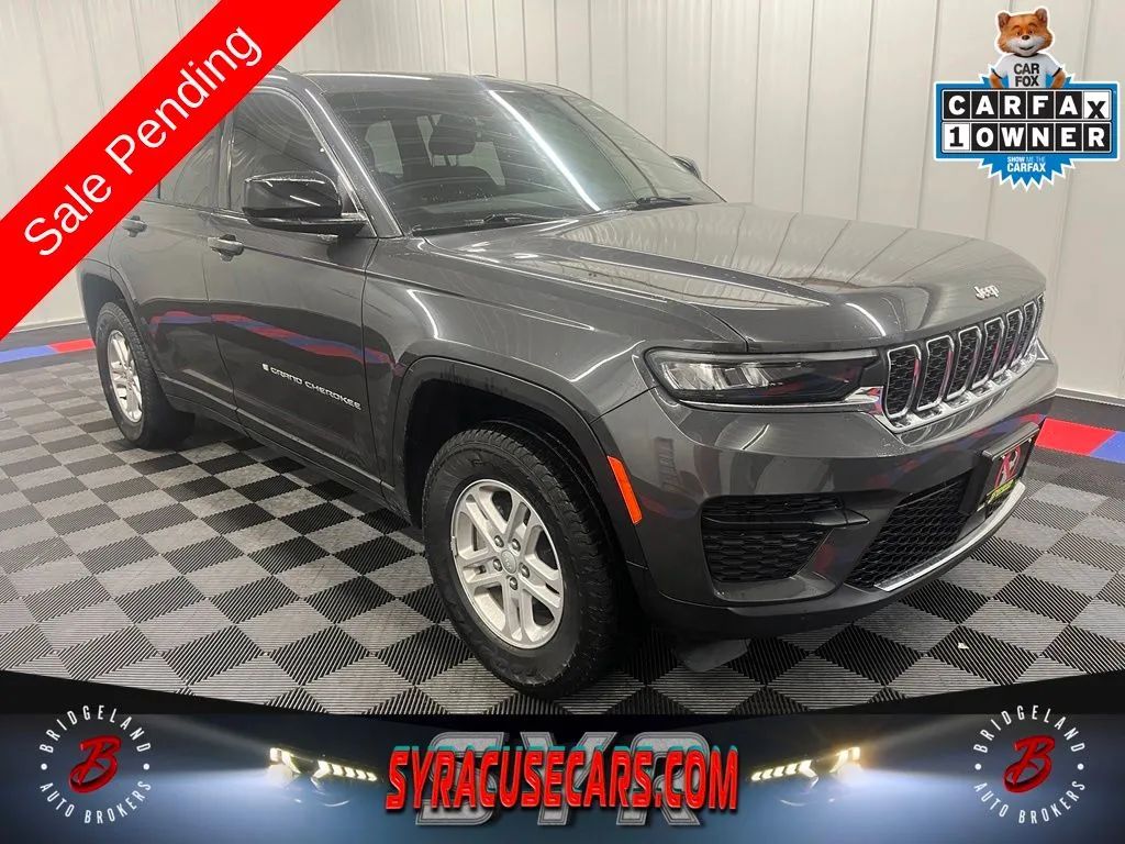 Gray 2025 Jeep Grand Cherokee SUV / Crossover Four-Wheel Drive 8-Speed Automatic