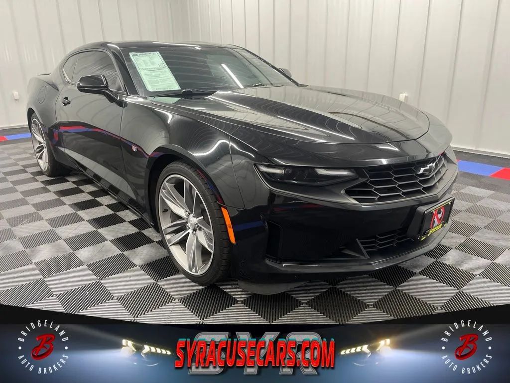 Black 2020 Chevrolet Camaro Coupe Rear-Wheel Drive 8-Speed Automatic
