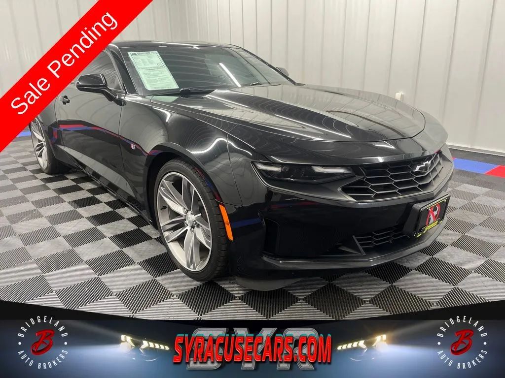 Black 2020 Chevrolet Camaro Coupe Rear-Wheel Drive 8-Speed Automatic