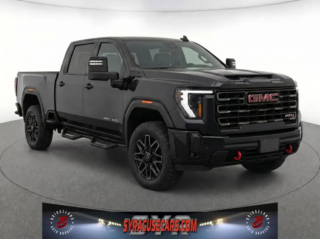 Black 2024 GMC Sierra 2500HD Pickup Truck Four-Wheel Drive Automatic
