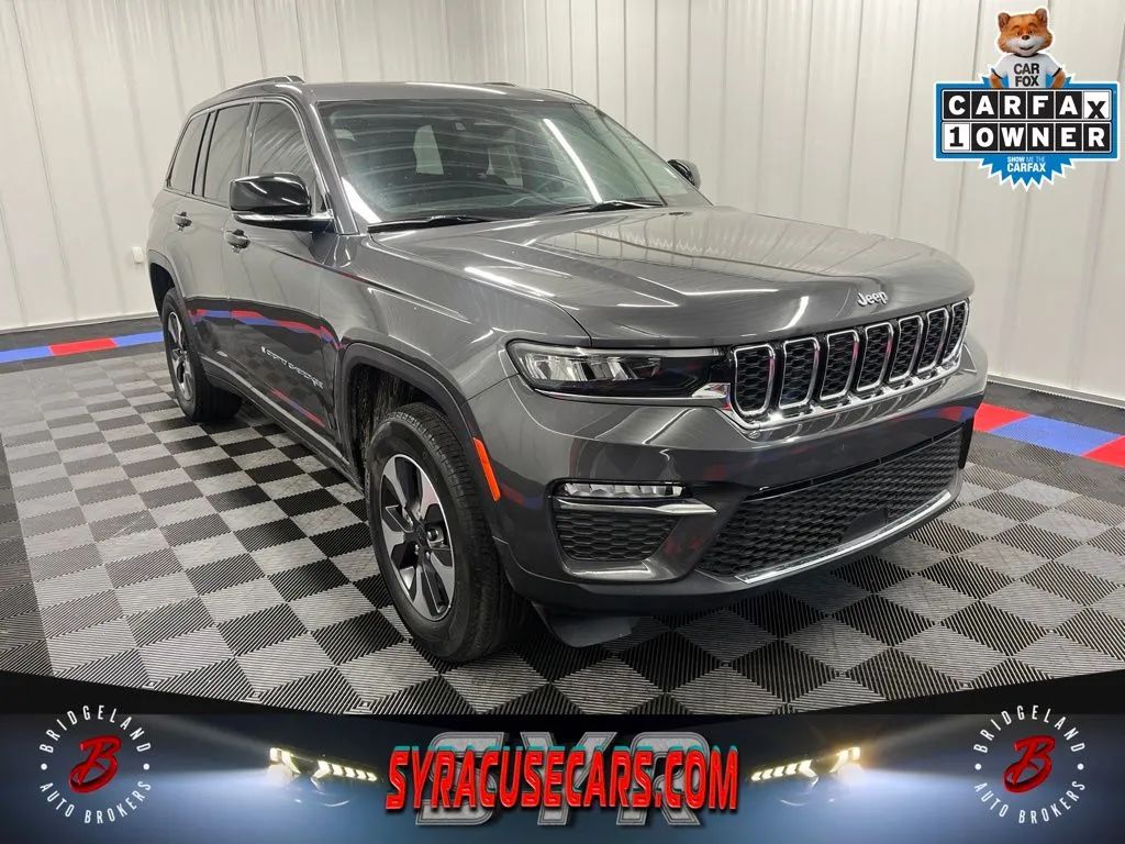 Gray 2022 Jeep Grand Cherokee 4xe SUV / Crossover Four-Wheel Drive 8-Speed Automatic