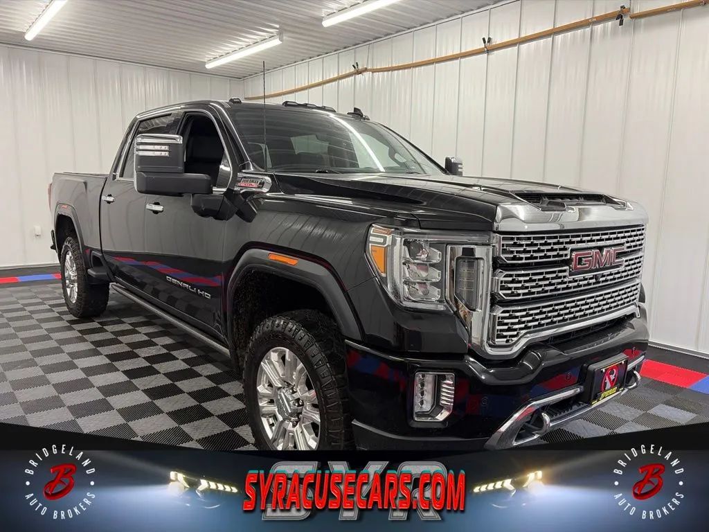 Black 2021 GMC Sierra 2500HD Pickup Truck Four-Wheel Drive Automatic