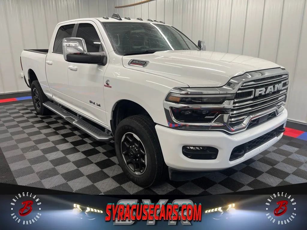 White 2026 RAM 3500 Pickup Truck Four-Wheel Drive 8-Speed Automatic