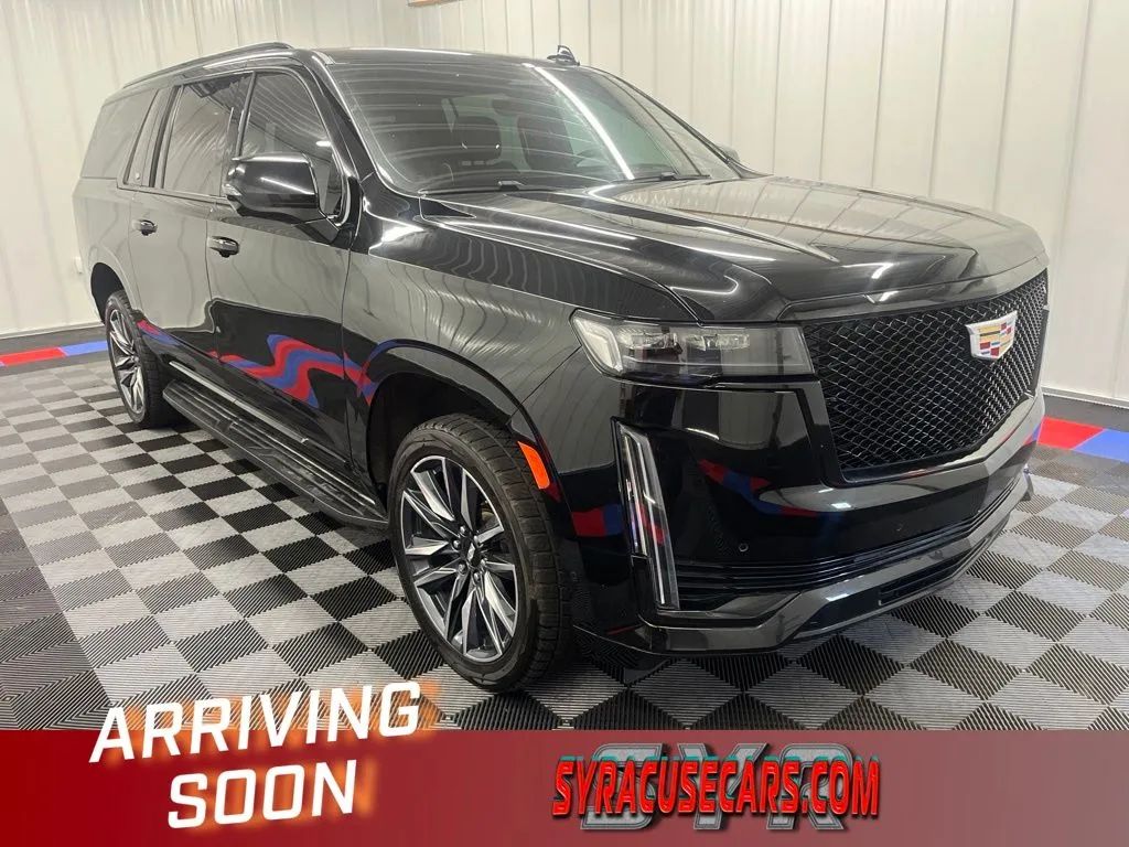 Black 2022 Cadillac Escalade ESV SUV / Crossover Four-Wheel Drive 