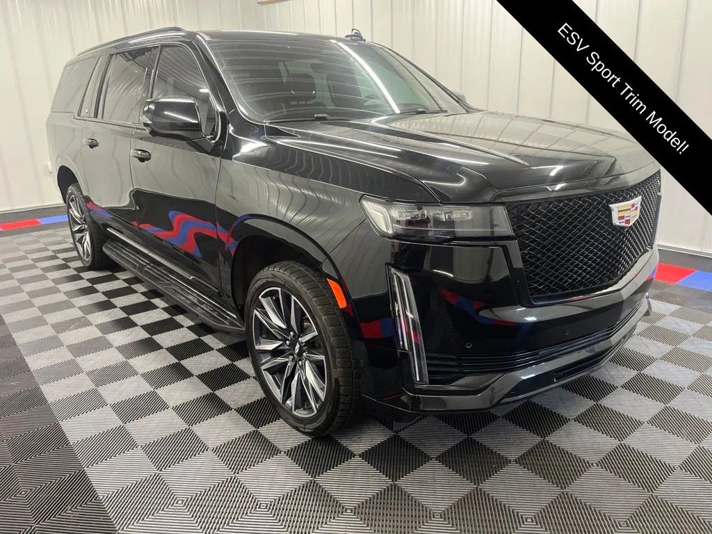 Black 2022 Cadillac Escalade ESV SUV / Crossover Four-Wheel Drive