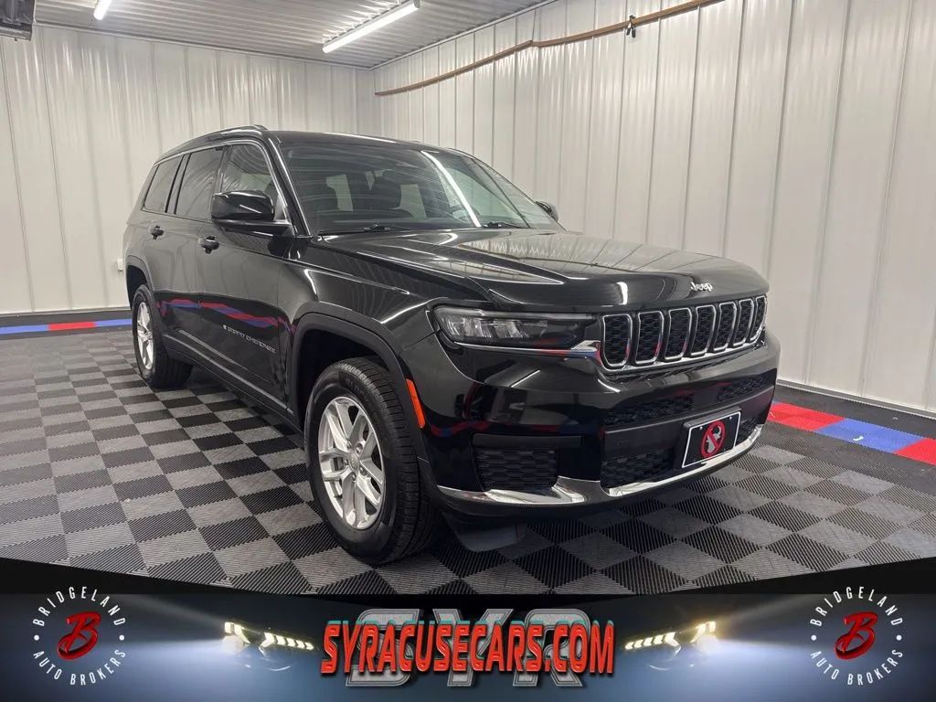 Black 2021 Jeep Grand Cherokee L SUV / Crossover Four-Wheel Drive 8-Speed Automatic