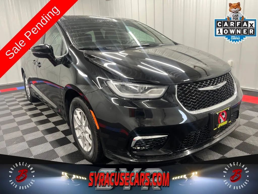 Black 2025 Chrysler Pacifica Minivan Front-Wheel Drive 9-Speed Automatic