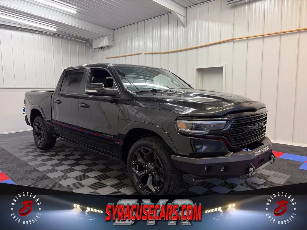 Black 2022 RAM 1500 Pickup Truck Four-Wheel Drive 8-Speed Automatic