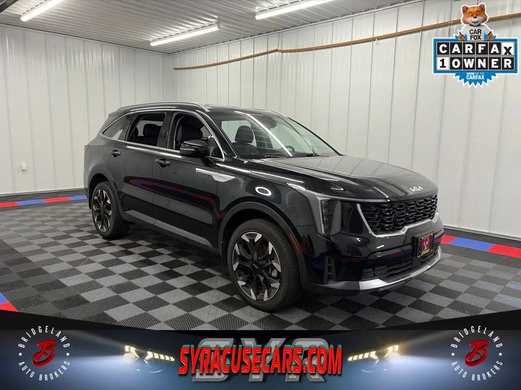 Black 2025 Kia Sorento SUV / Crossover All-Wheel Drive 8-Speed Dual Clutch