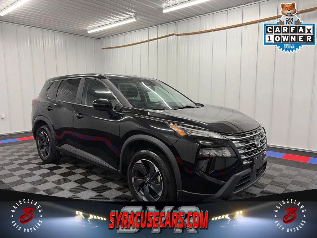 Black 2024 Nissan Rogue SUV / Crossover All-Wheel Drive Continuously Variable Transmission