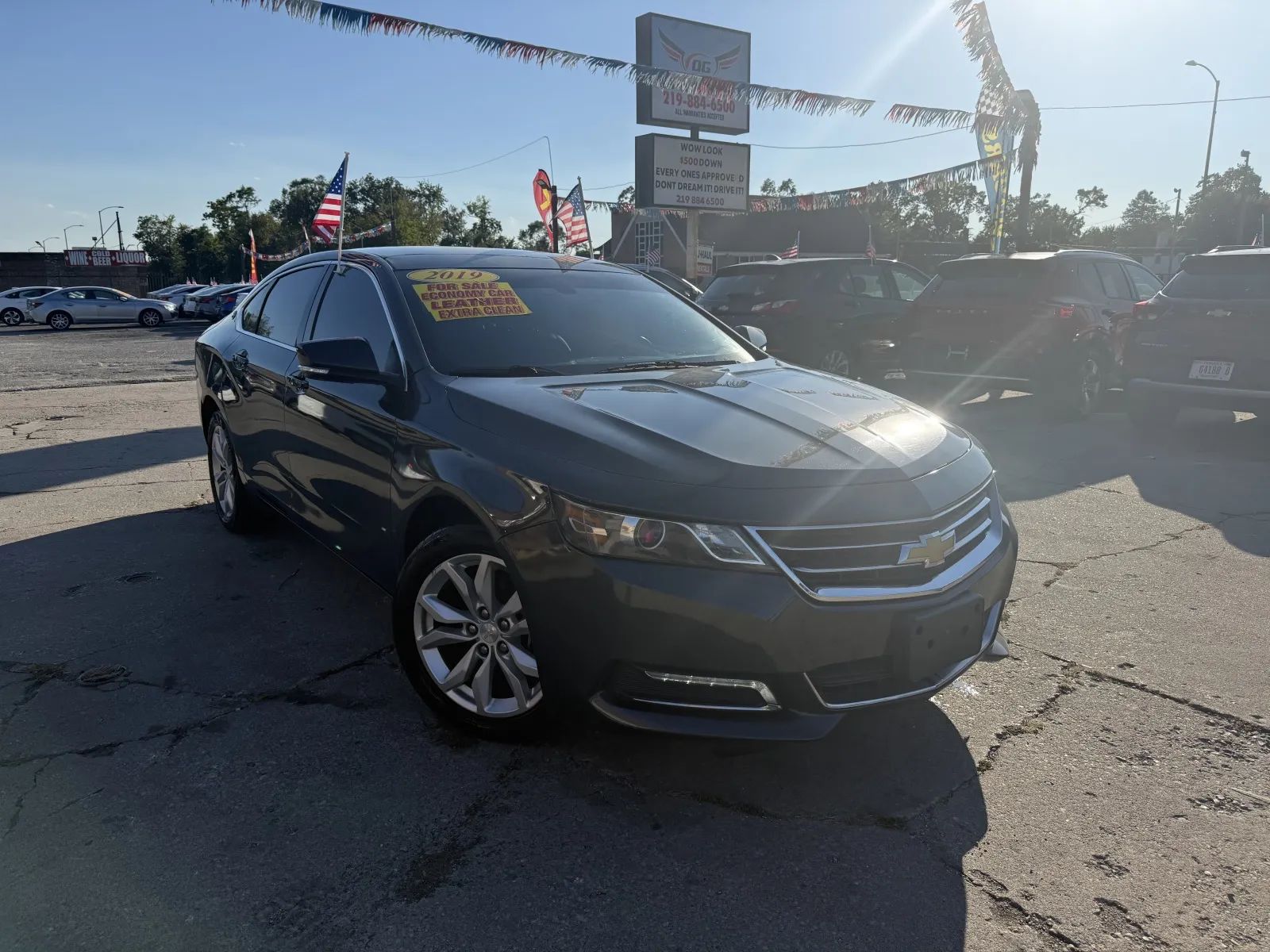 Gray 2019 Chevrolet Impala Sedan Front-Wheel Drive 6-Speed Automatic Overdrive