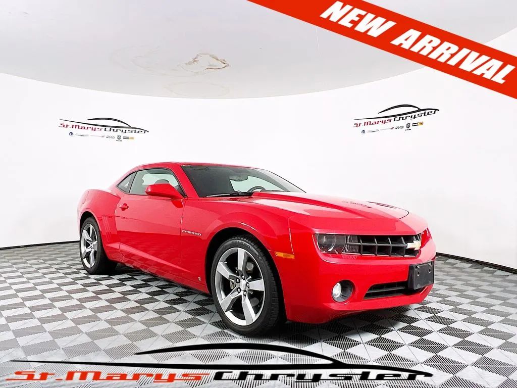 Red 2010 Chevrolet Camaro 1LT Coupe RWD Coupe Rear-Wheel Drive 6-Speed Automatic