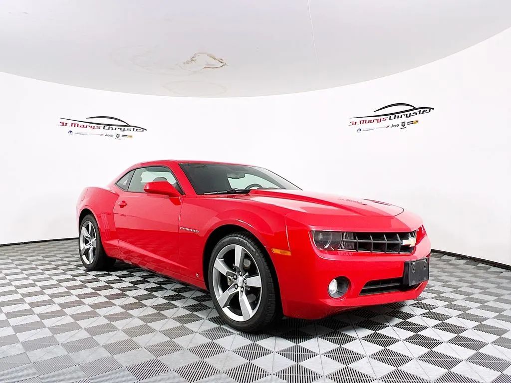 Red 2010 Chevrolet Camaro 1LT Coupe RWD Coupe Rear-Wheel Drive 6-Speed Automatic
