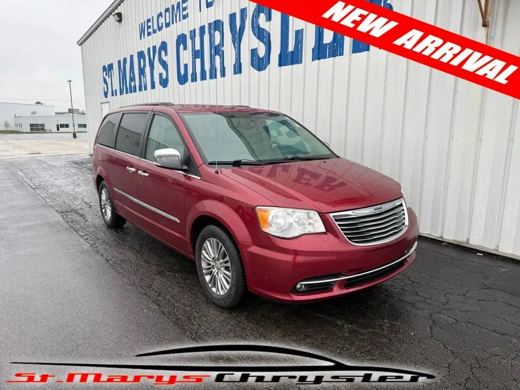 Red 2014 Chrysler Town & Country Touring-L FWD Minivan Front-Wheel Drive 6-Speed Automatic