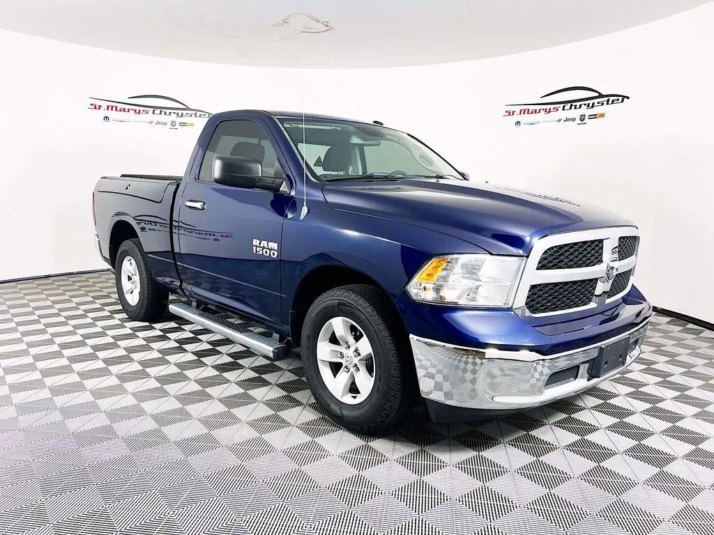Blue 2013 RAM 1500 HFE RWD Pickup Truck 4X2 8-Speed Automatic