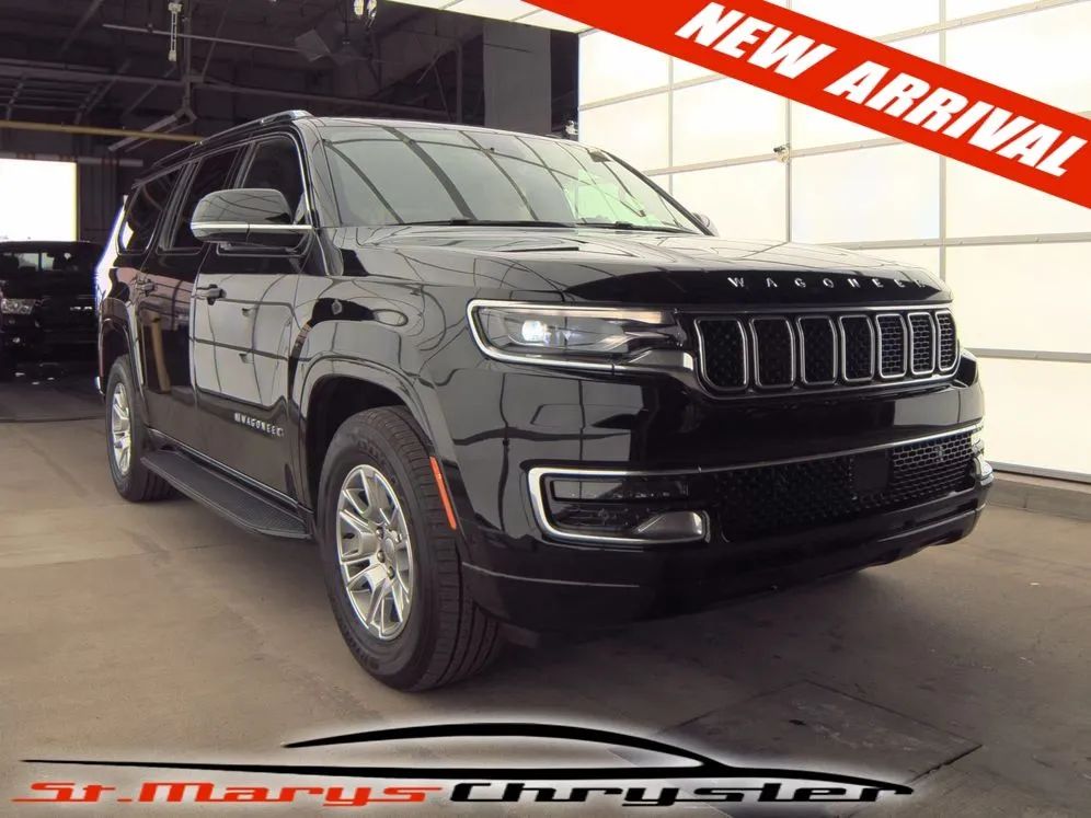 Black 2024 Jeep Wagoneer L 4WD SUV / Crossover Four-Wheel Drive 8-Speed Automatic