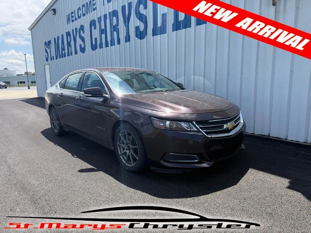 Brown 2015 Chevrolet Impala Sedan Front-Wheel Drive 6-Speed Automatic Overdrive