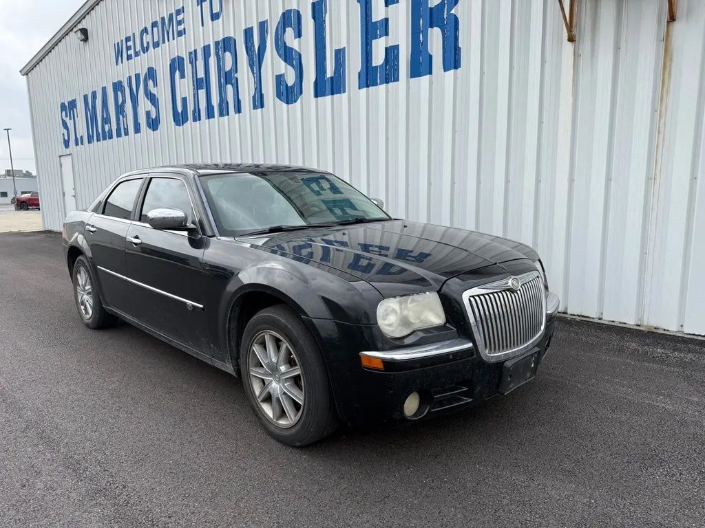 Black 2009 Chrysler 300 Sedan All-Wheel Drive 5-Speed Automatic