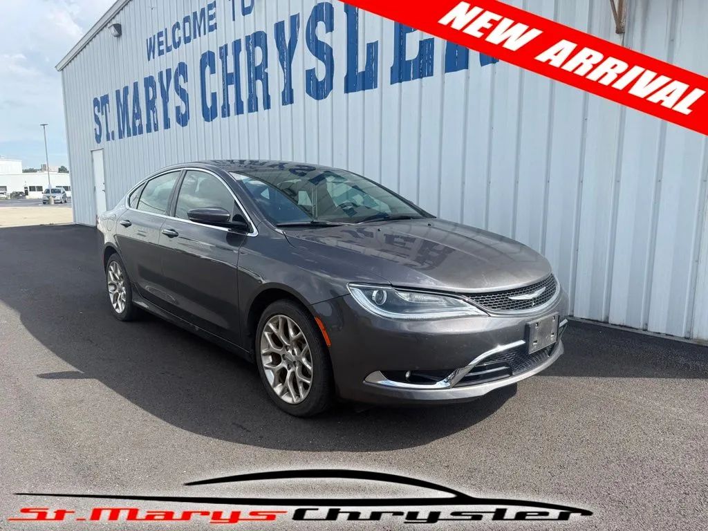 Gray 2016 Chrysler 200 Sedan All-Wheel Drive 9-Speed Automatic