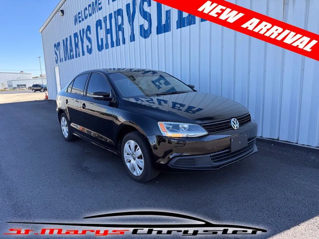 Black 2012 Volkswagen Jetta Sedan Front-Wheel Drive 6-Speed Automatic