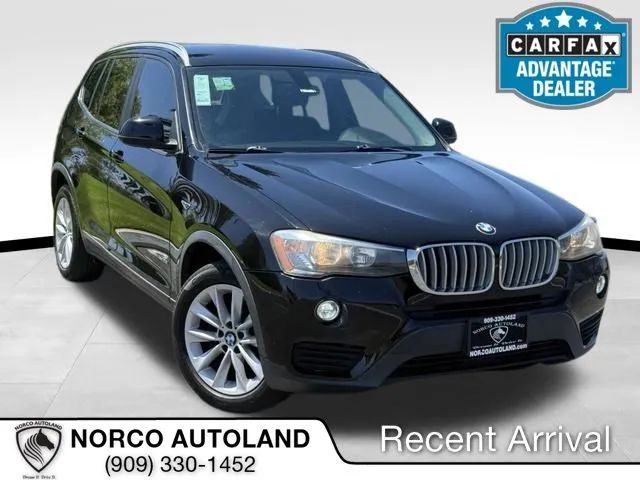 Black 2017 BMW X3 SUV / Crossover Rear-Wheel Drive 8-Speed Automatic