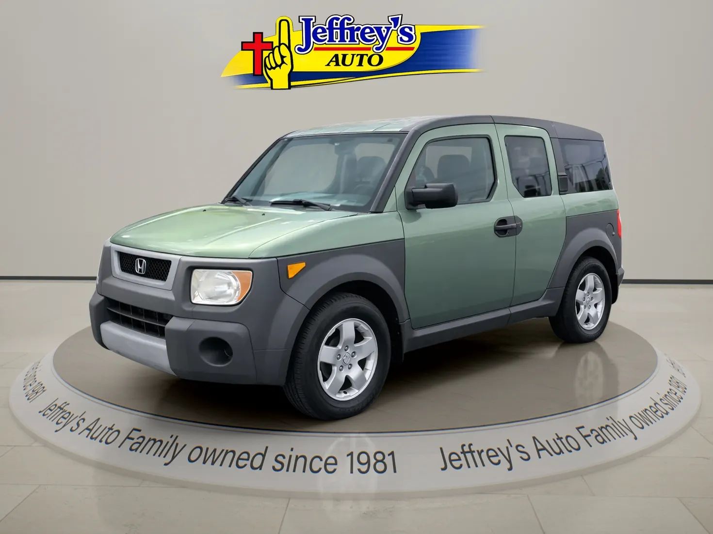 Green 2004 Honda Element SUV / Crossover All-Wheel Drive Manual