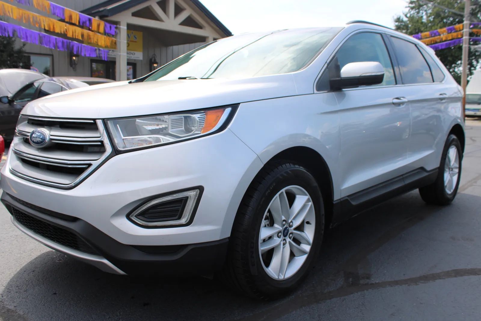 Silver 2017 Ford Edge SUV / Crossover All-Wheel Drive Automatic