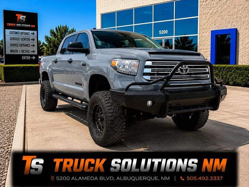 Gray 2021 Toyota Tundra Pickup Truck Four-Wheel Drive Automatic