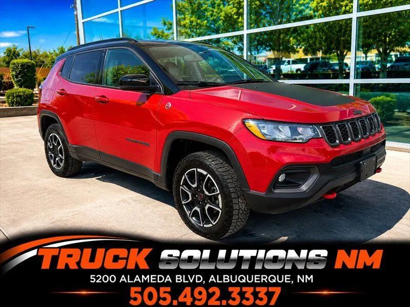 Red 2025 Jeep Compass SUV / Crossover Four-Wheel Drive Automatic