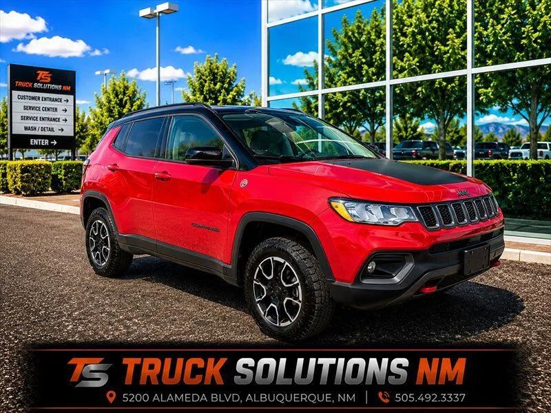 Red 2025 Jeep Compass SUV / Crossover Four-Wheel Drive 8-Speed Automatic