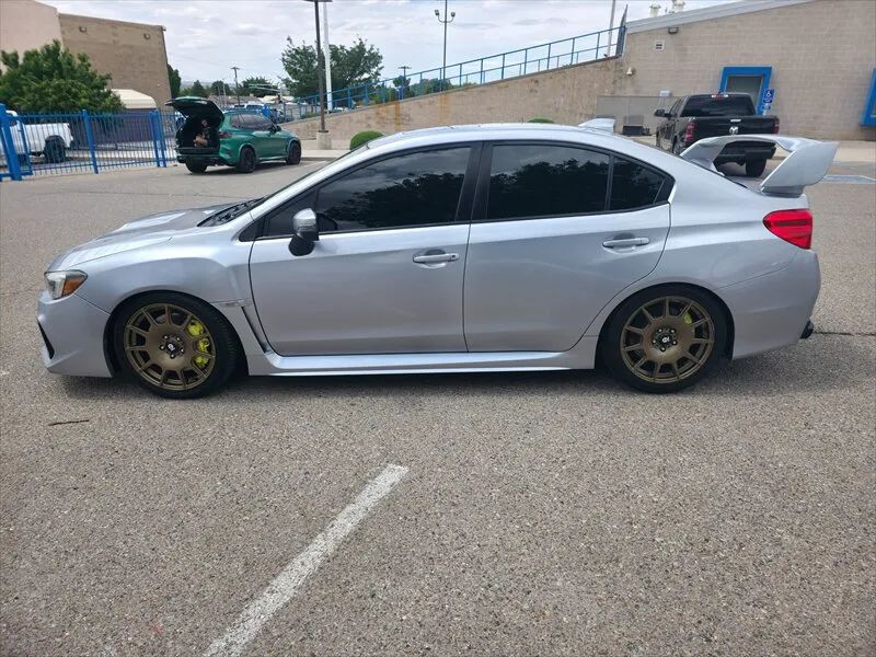 Silver 2019 Subaru WRX STI Limited AWD with Wing Spoiler Sedan All-Wheel Drive Manual