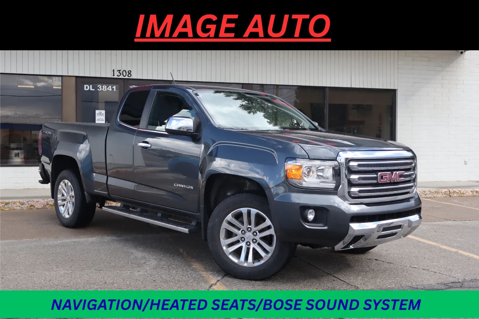 Gray 2016 GMC Canyon Pickup Truck Four-Wheel Drive 6-Speed Automatic