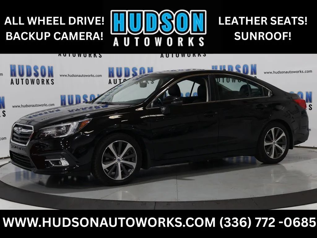 Black 2018 Subaru Legacy Sedan All-Wheel Drive Continuously Variable Transmission