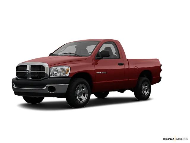 Red 2008 Dodge RAM 1500 Pickup Truck  Automatic