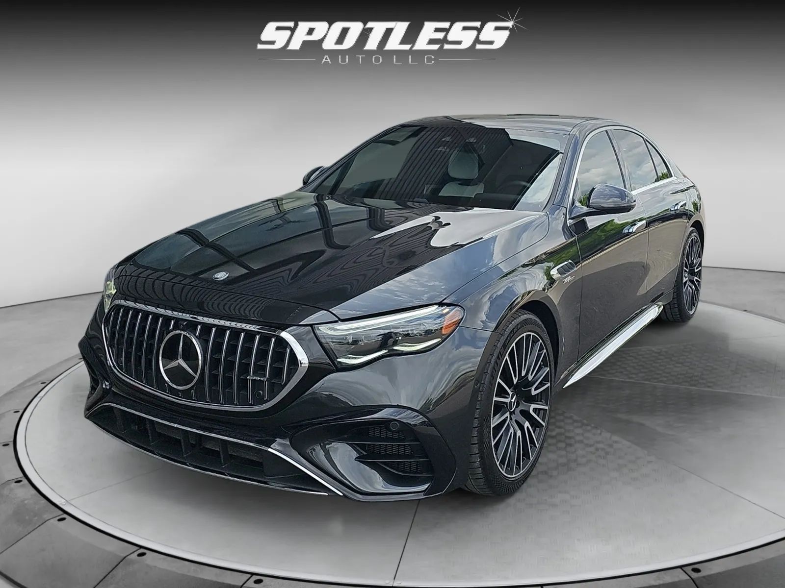 Gray 2025 Mercedes-Benz E-Class AMG E 53 Hybrid 4MATIC+ Sedan All-Wheel Drive Automatic