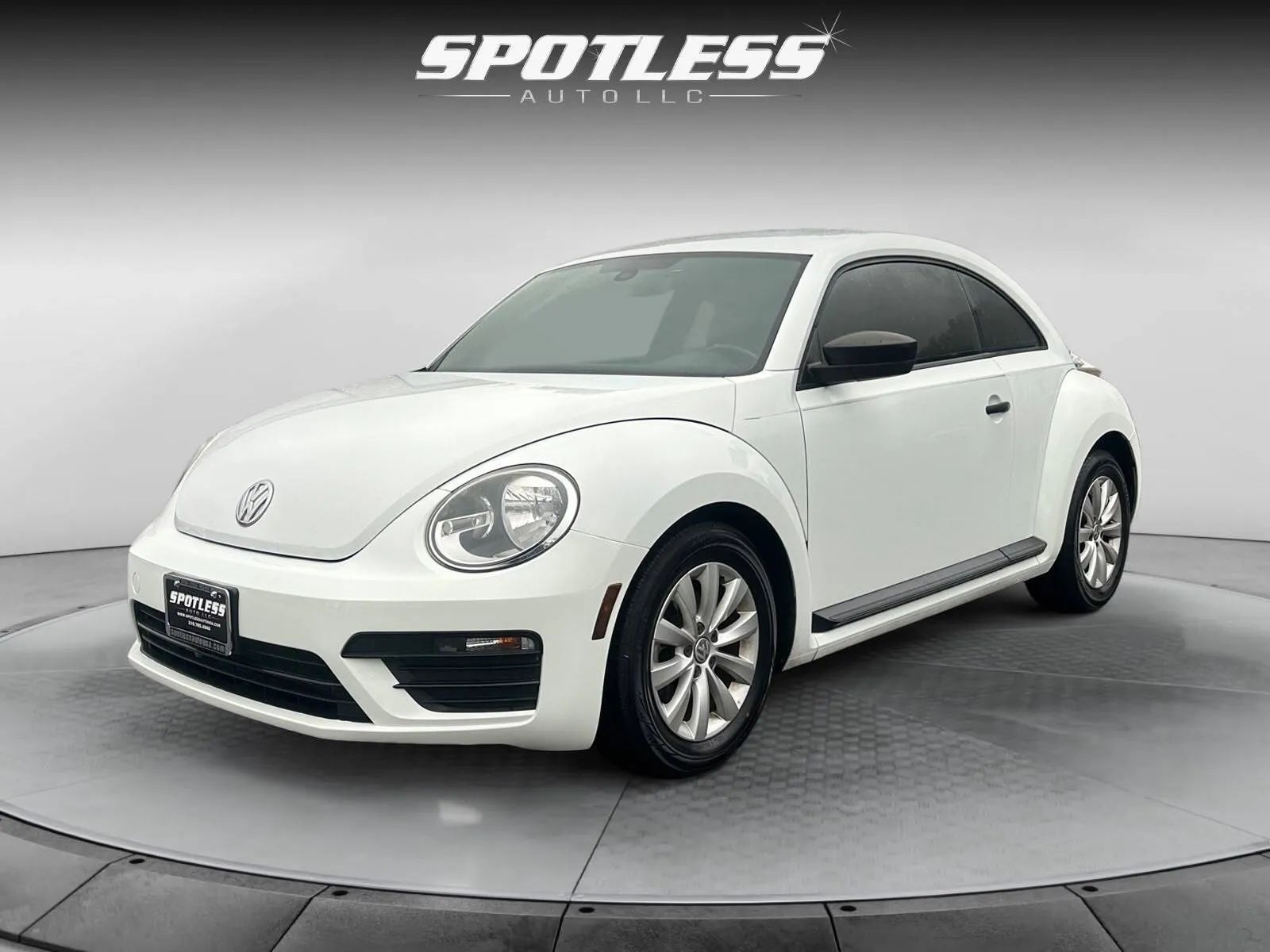 White 2017 Volkswagen Beetle Hatchback Front-Wheel Drive