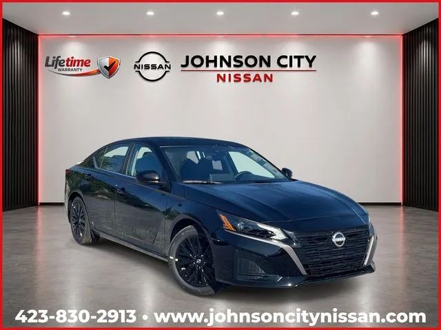 Black 2026 Nissan Altima Sedan Front-Wheel Drive Continuously Variable Transmission