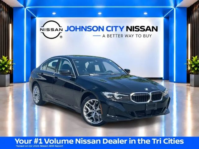 Black 2025 BMW 3 Series Sedan All-Wheel Drive 8-Speed Automatic
