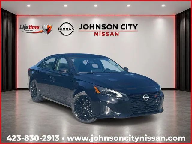 Black 2026 Nissan Altima Sedan Front-Wheel Drive Continuously Variable Transmission
