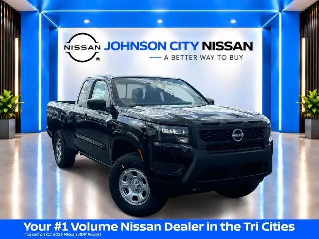 Black 2026 Nissan Frontier Pickup Truck Four-Wheel Drive 9-Speed Automatic Overdrive