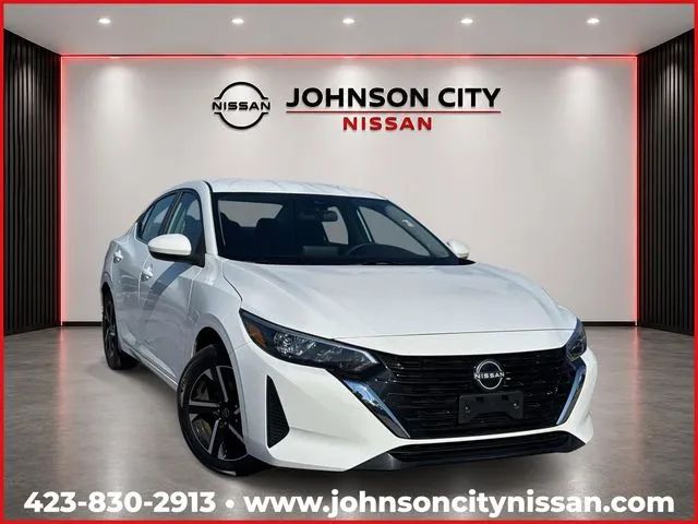 White 2025 Nissan Sentra Sedan Front-Wheel Drive Continuously Variable Transmission