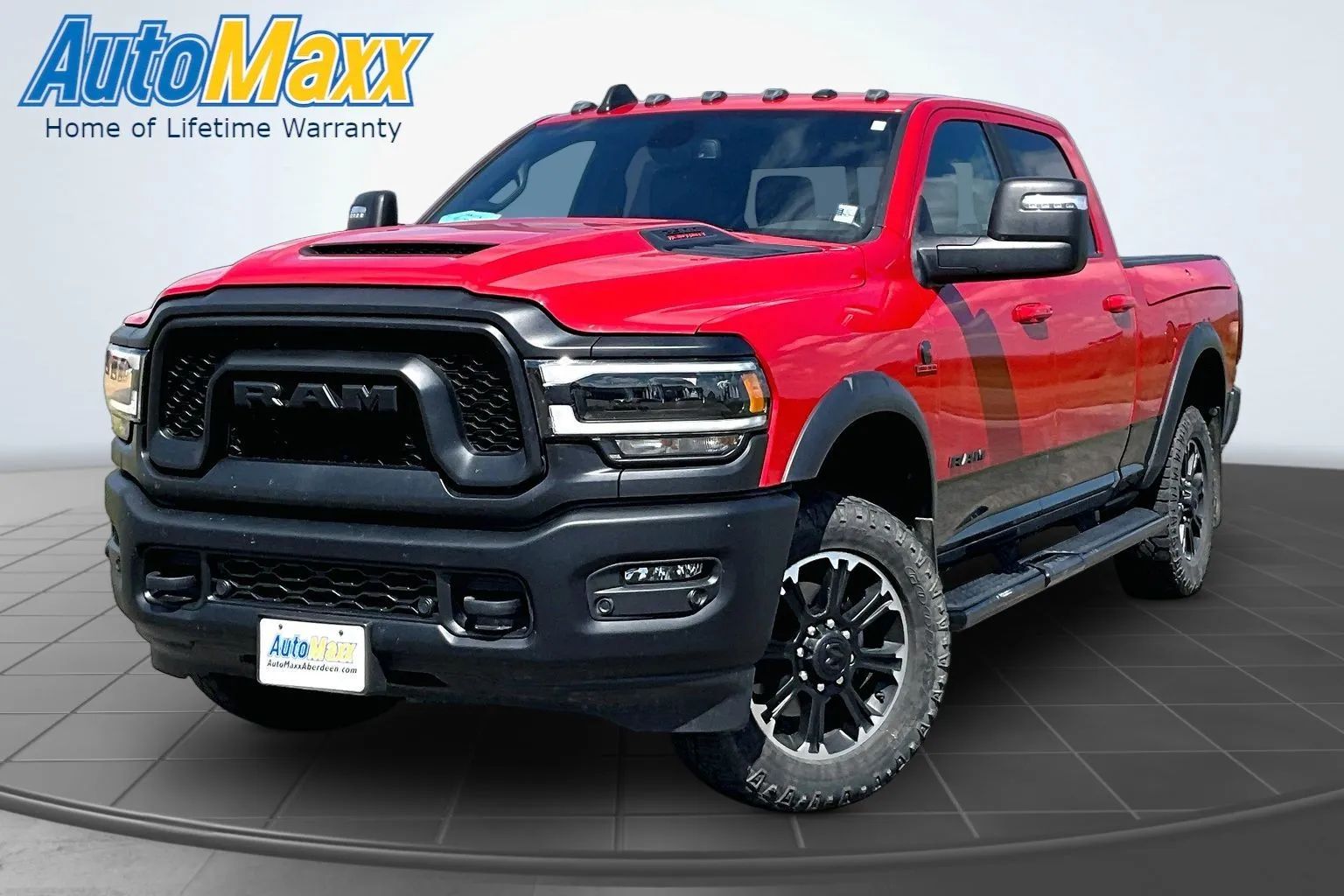 Red 2023 RAM 2500 Pickup Truck Four-Wheel Drive 6-Speed Automatic
